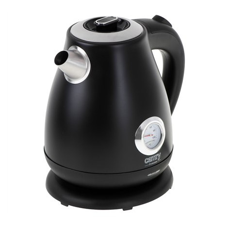 Camry | Kettle with a thermometer | CR 1344 | Electric | 2200 W | 1.7 L | Stainless steel | 360° rotational base | Black - 2